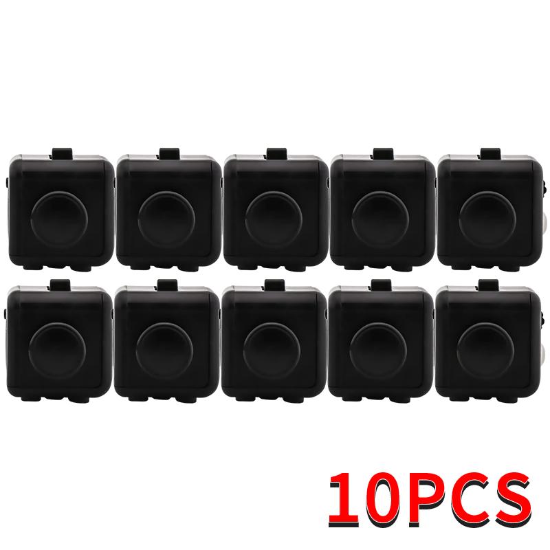 Fashion Decompression Dice Anti-Stress Relieve Adult Children Sensory Gift Fidget Toys Fingertip Press Button Toy For Kids