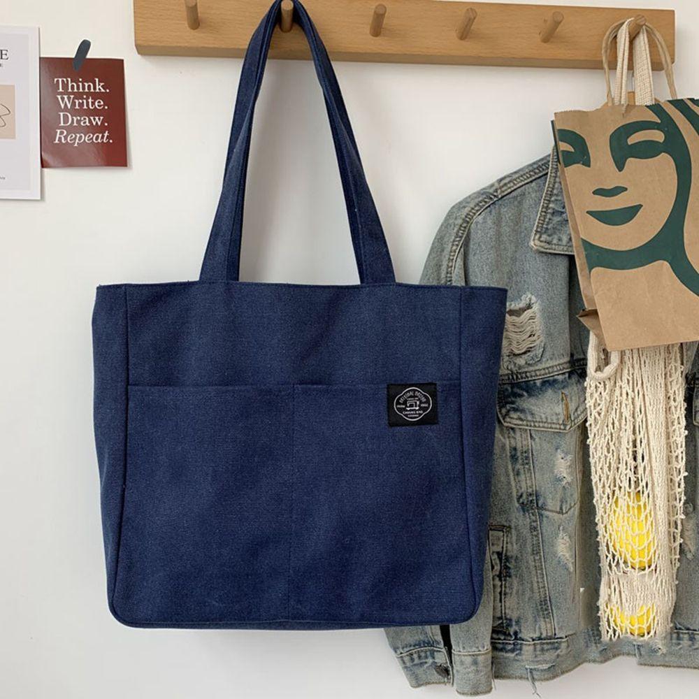 For Students Grocery Handbags Lunch Bags Tote Bag Women Shoulder Bags Canvas Bag Student Bags