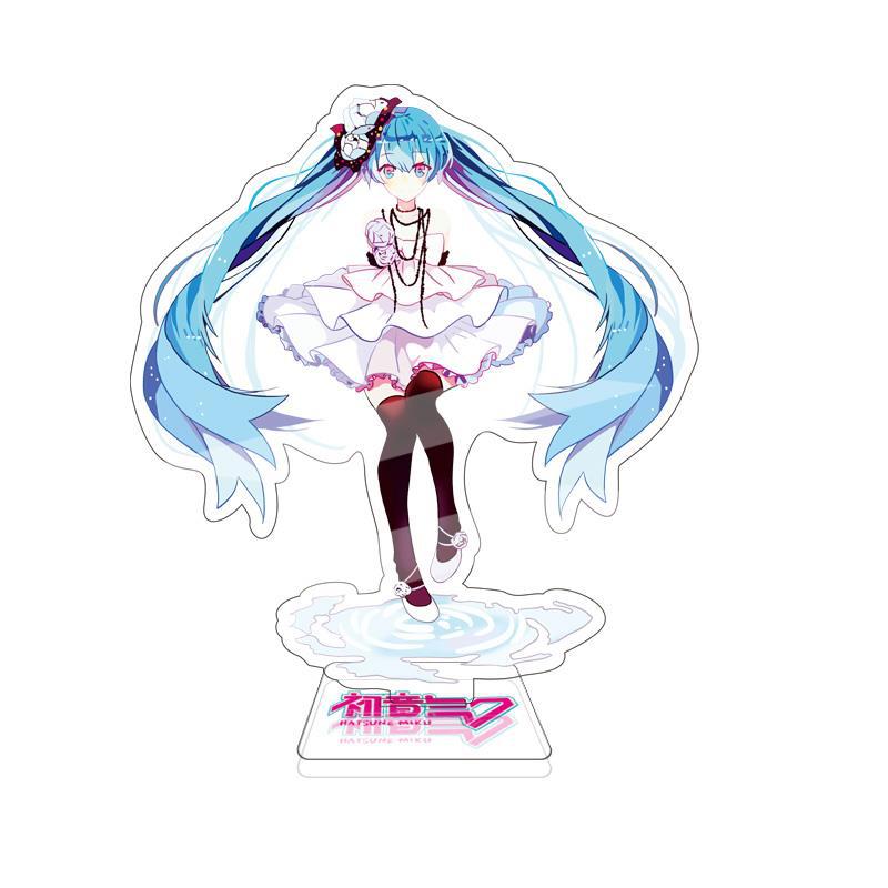 Miku Hatsune Large Acrylic Stand 15Cm Double Sided Anime Figure Vocaloid Luo Tianyi Anime Merchandise Collectible Display Stand