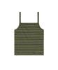 THISISNEVERTHAT Sleeveless Striped W Top Green
