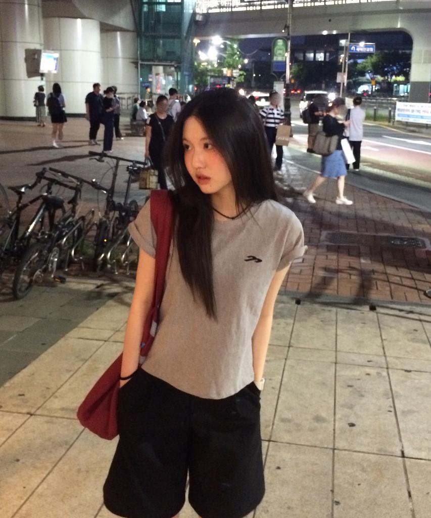 Tansanmageunesyum Mountain T-Shirt (Gray/Black)