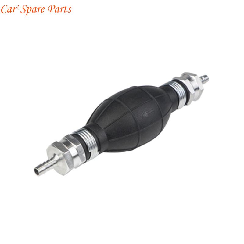 Y4UA Hand Primer Bulb Type Rubber Fuels 6mm/8mm/10mm/12mm Transfer Vacuum Fuels Line Hand Primer for Marine Boats Black