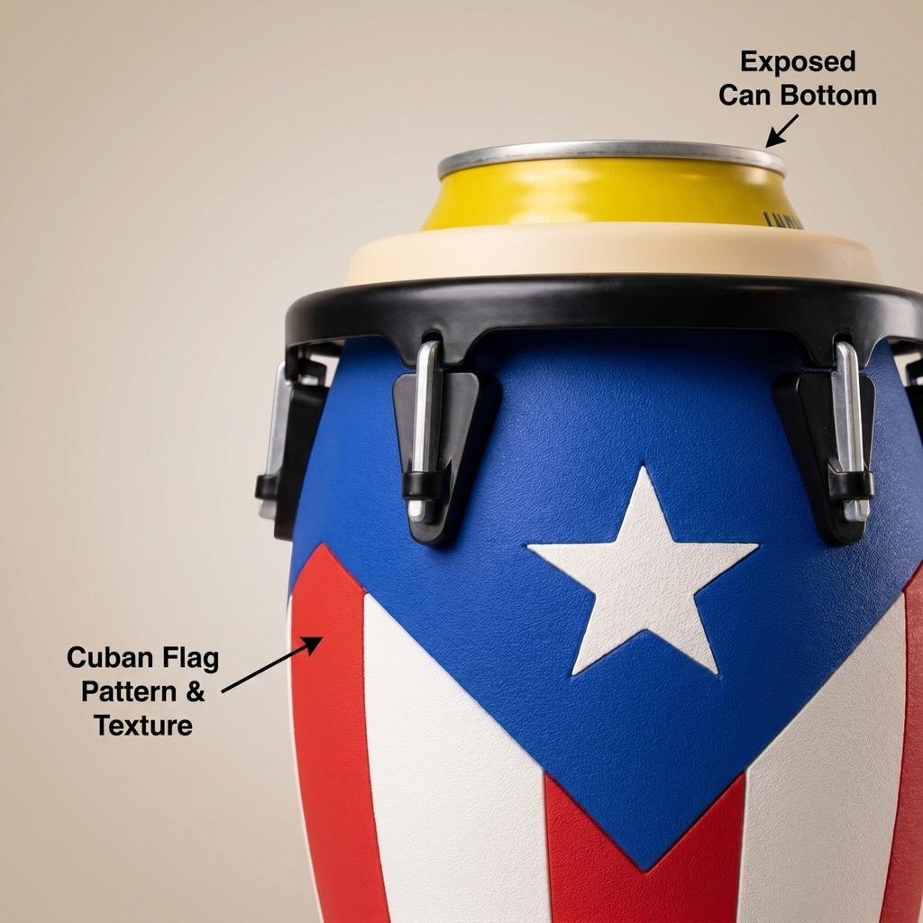 Conga Can Sleeve Portable Beverage Container Protector For Party Use