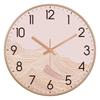 Boho Mountain Wall Clock ABS Frame Light Luxury Abstract Landscape Art Clock for Office Living Room Bedroom Kitchen Home Decor