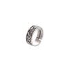 Vintage rose ring that does not fade, retro fashion trend, adjustable open ring for couples, high-end versatile accessory