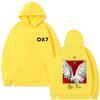 Rapper Niro OX7 Album Graphic Print Hoodie Male Fashion Oversized Pullover Hoodies Men Women Pop Music Hooded Sweatshirt