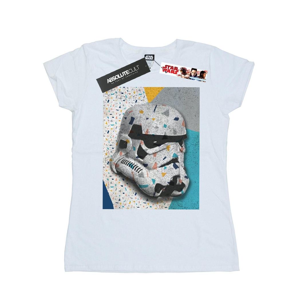 Star Wars Womens/Ladies Stormtrooper Pattern Helmet Cotton T-Shirt
