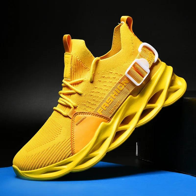 Fashion Men Shoes Breathable Fashion Mesh Running Shoes Man High Quality Unisex Light Tennis Baskets Athletic 2025 Sneakers for Men