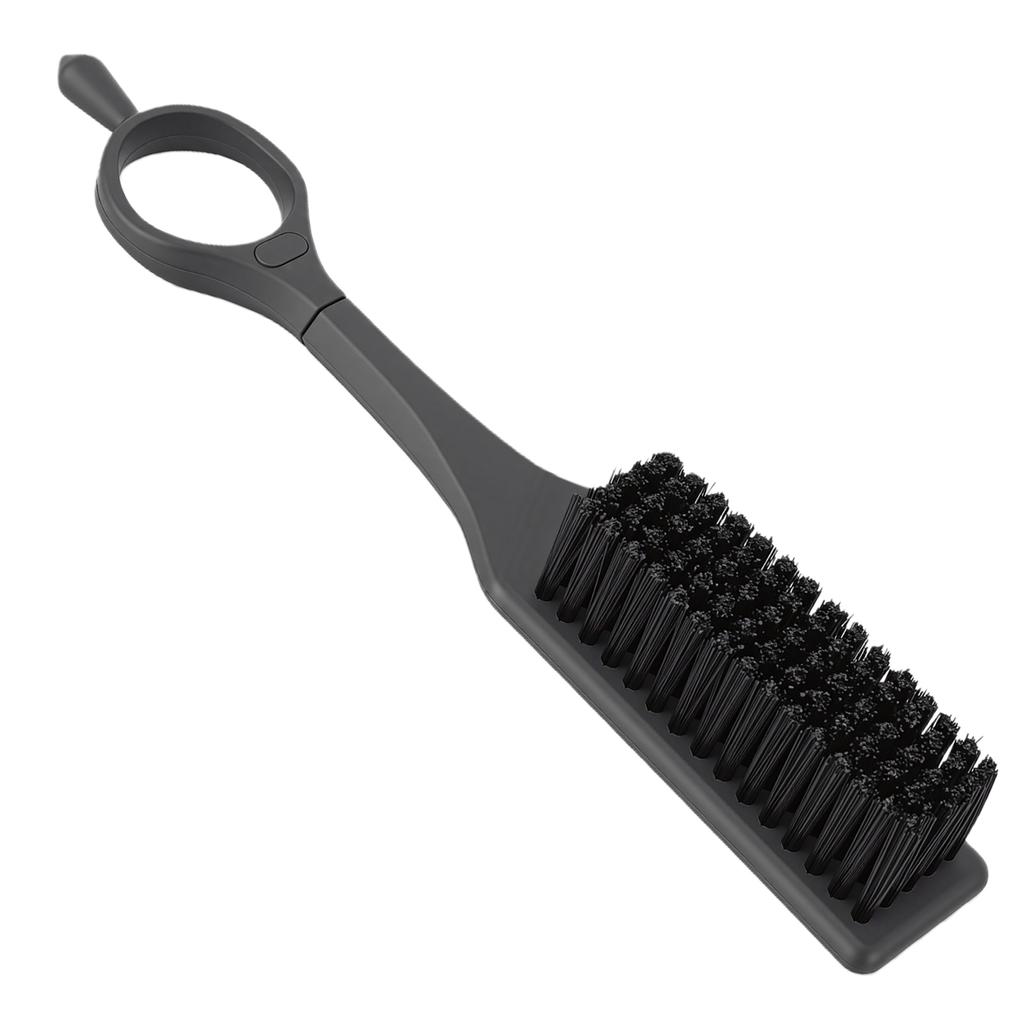 Barber Cleaning Clipper Brush Soft Portable Beard Styling Brush with Finger Ring for Stylists
