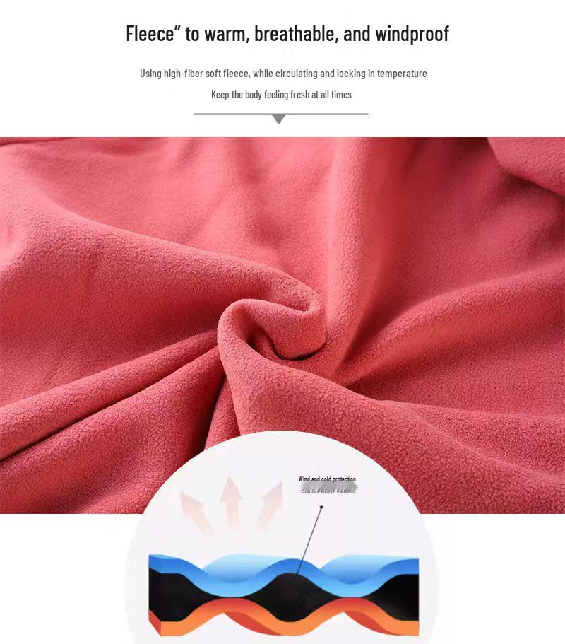 Women's Fleece Cotton Jacket - Thickened, Stand Collar, Zipper Cardigan Sweatshirt for Autumn & Winter