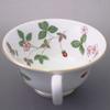 [Officially Imported] Wedgwood Wild Strawberry Cup & Saucer (Peony) Wedding Gift 1053287