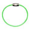 5/10Pcs Durable Steel Wire Rope Ring Connector Keychain Key Holder Hanging Cable