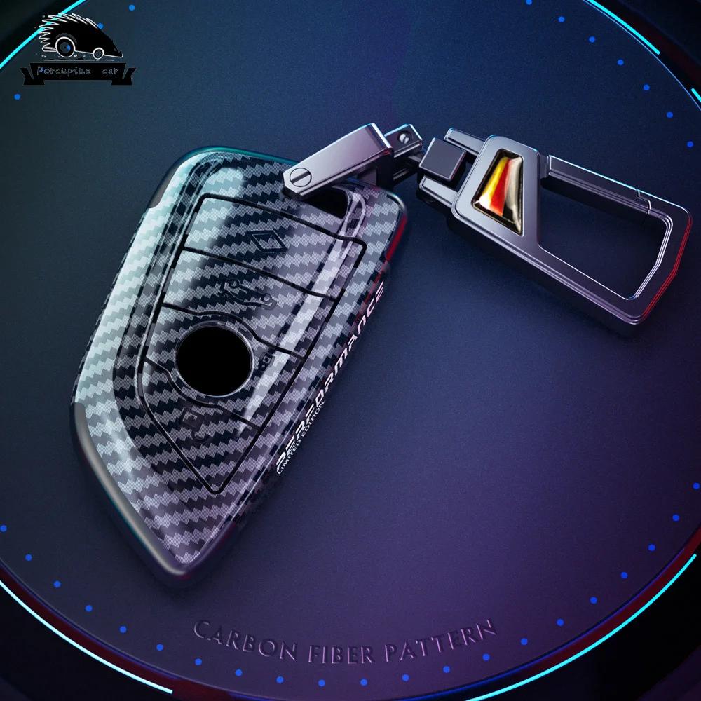 Abs Car Key Case Cover Shell Fob For Bmw X1 X3 X5 X6 X7 G20 G30 G05 F15 F16 1 3 5 7 Series F01 F02 G11 F48 F39 Auto Accessories