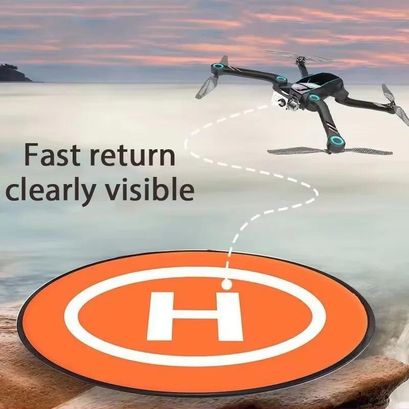 Universal Foldable Drone Landing Pad 55cm 75cm Rc Quadcopter Takeoff Mat Waterproof Parking Apron For Outdoor Flying