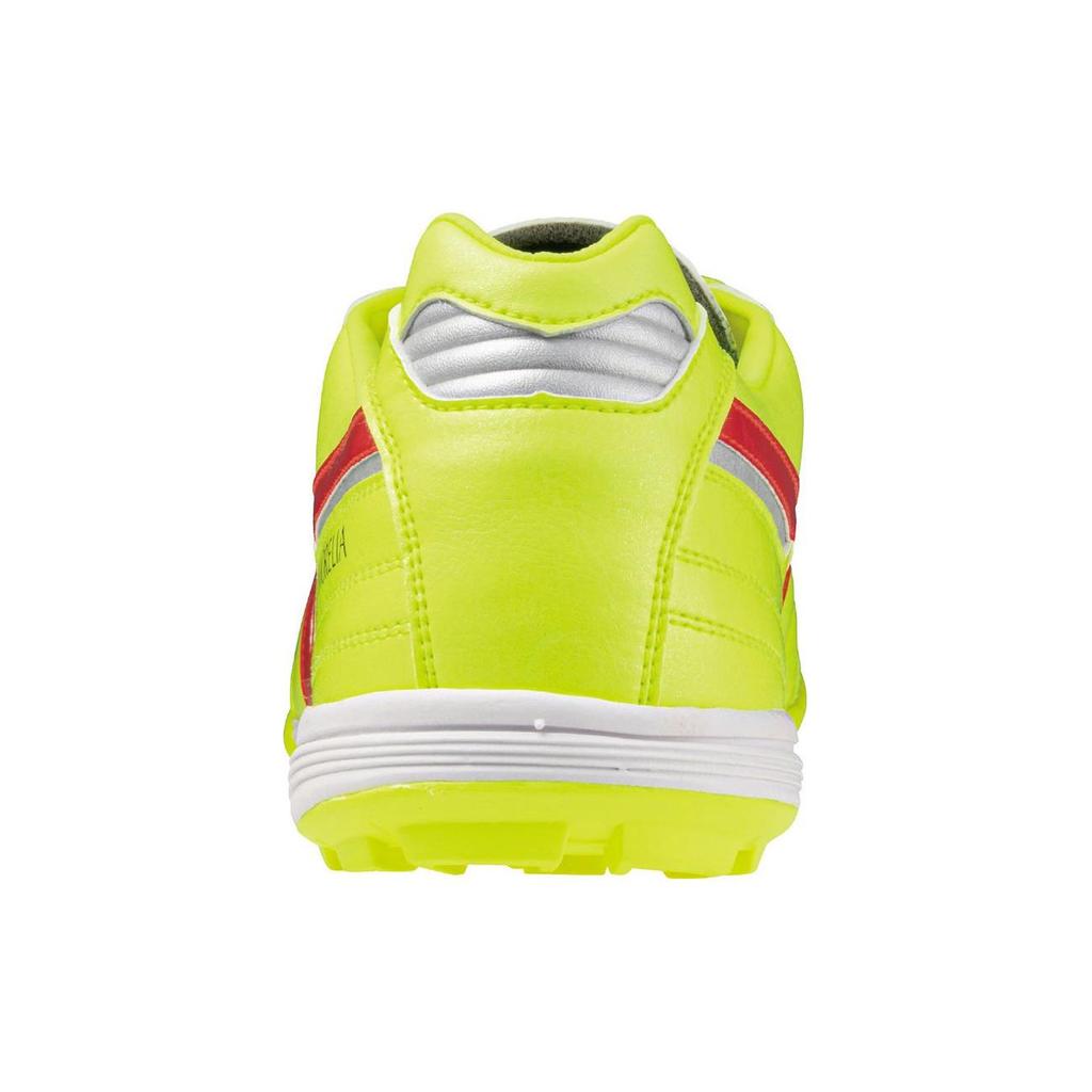 Mizuno Morelia Series Casual Versatile TF (Rubber Studs) Shock Absorbing Durable Soccer Shoes Unisex Soccer Shoes Silver Yellow Q1GB240045