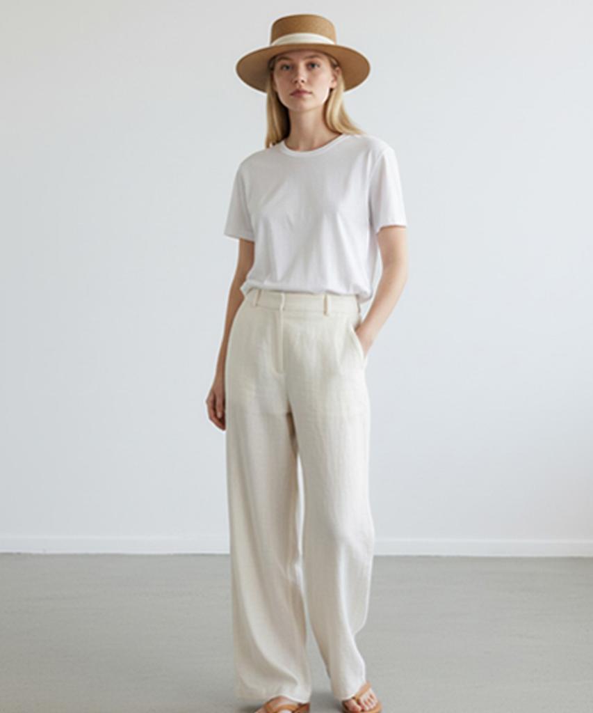 Yunibeosyeolkemiseuteuli Sweet Bg Line Brown Panama Hat Panama Hat