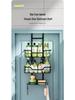Punch-Free Bathroom Storage: Door & Wall-Mounted Rack for Showers and Washstands