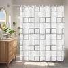 Shower Curtain Waterproof and Mildew Proof PEVA Shower Curtain Toilet Without Perforation Bathroom Partition Curtain Hanging Curtain