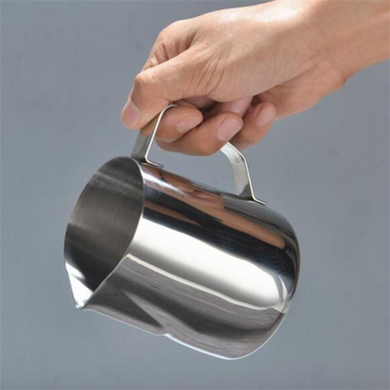 Stainless Steel Milk Frothing Pitcher Espresso Coffee Barista Craft Latte Cappuccino Milk Cream Cup Frothing Jug Pitche Milk Jug