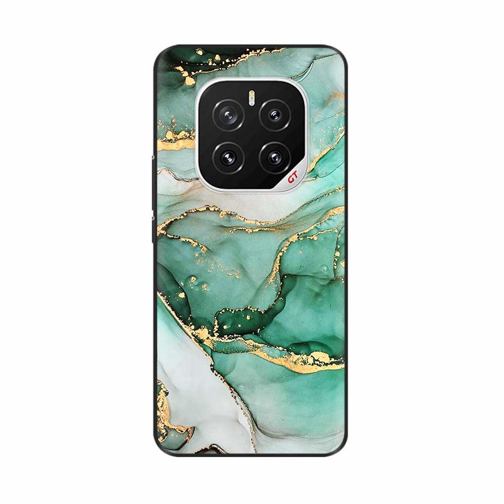 Painted Cover For Honor GT Pro Phone Case for HONOR GTPro Soft Black Silicone Back Cover Shockproof Protective Shell Para Hoesje