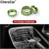 3X Green Air Conditioner & AC Radio Switch Knob Trim For Dodge RAM 1500 2012-17