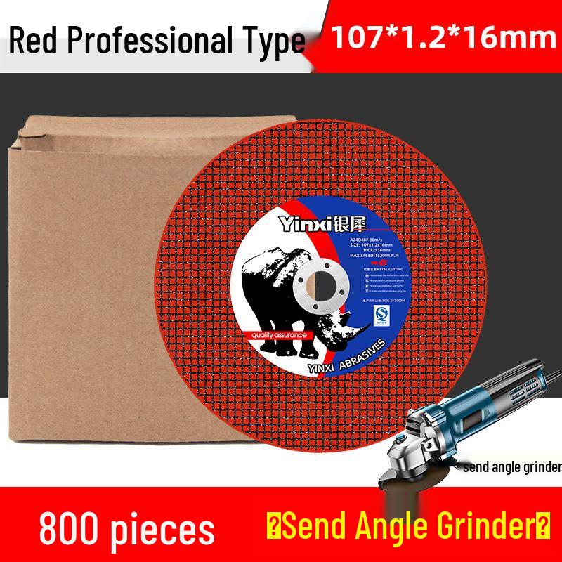 Stainless Steel Angle Grinder Cutting Disc - Resin Metal Grinding Wheel for Rail and Iron Cutting