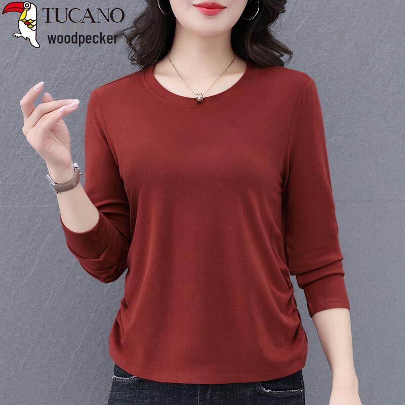 Woodpecker Women s Plus Size Long-Sleeve T-Shirt XL