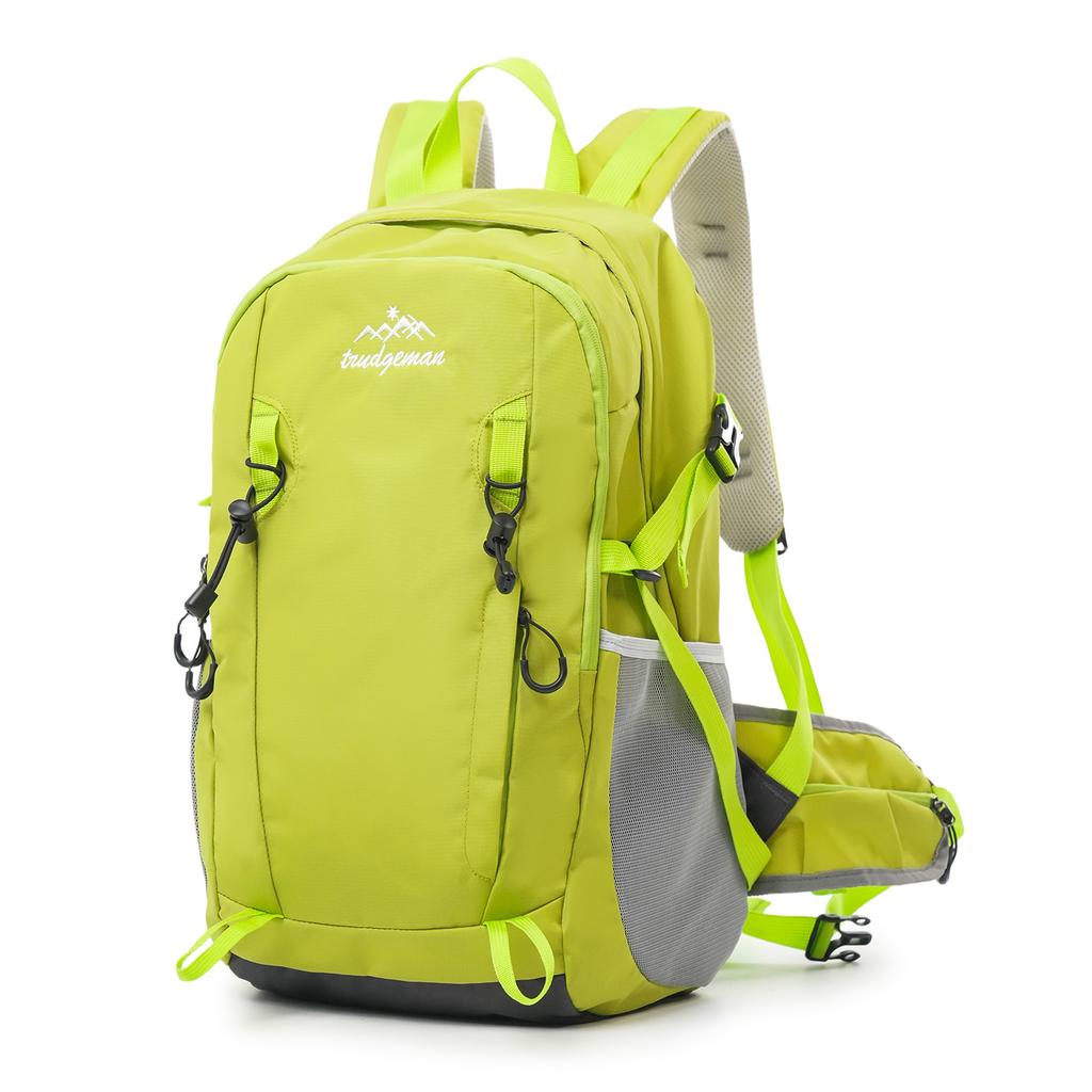 Ridge Protection Breathable Large-Capacity Backpack Men'S Solid Color Simple Outdoor Travel Mountaineering Bag Multi-Functional Lightweight Backpack