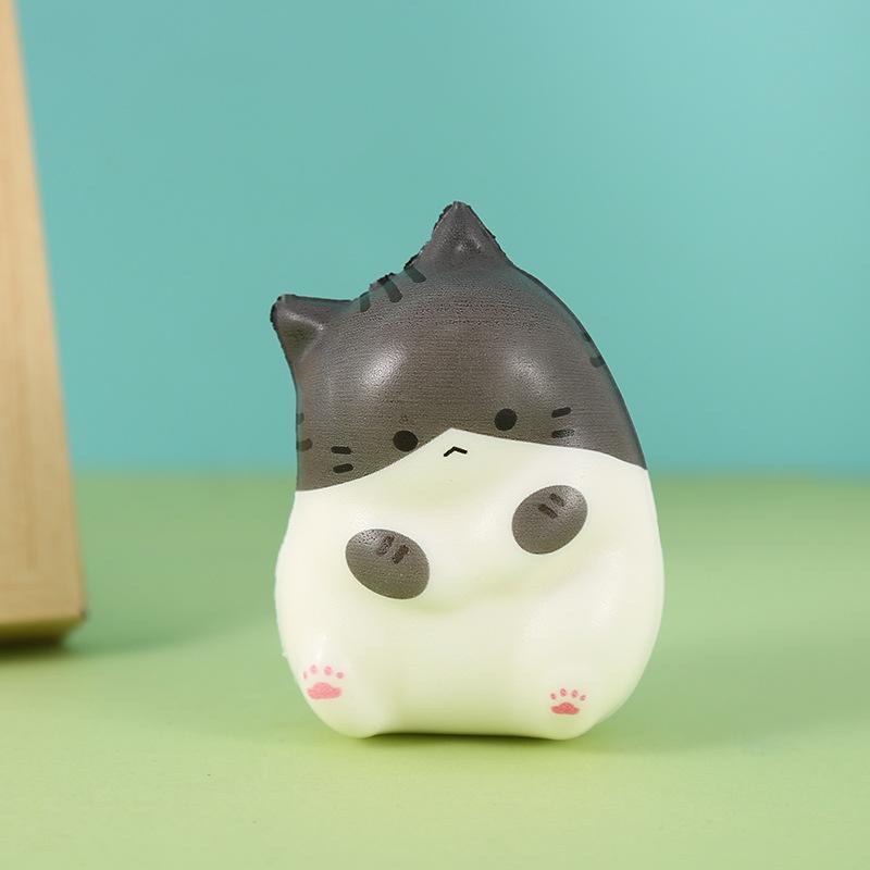 Creative Cute Cat Fidget Toys Slow Rebound Soft Squeezable Toys Stress Relief Home Office-Toy