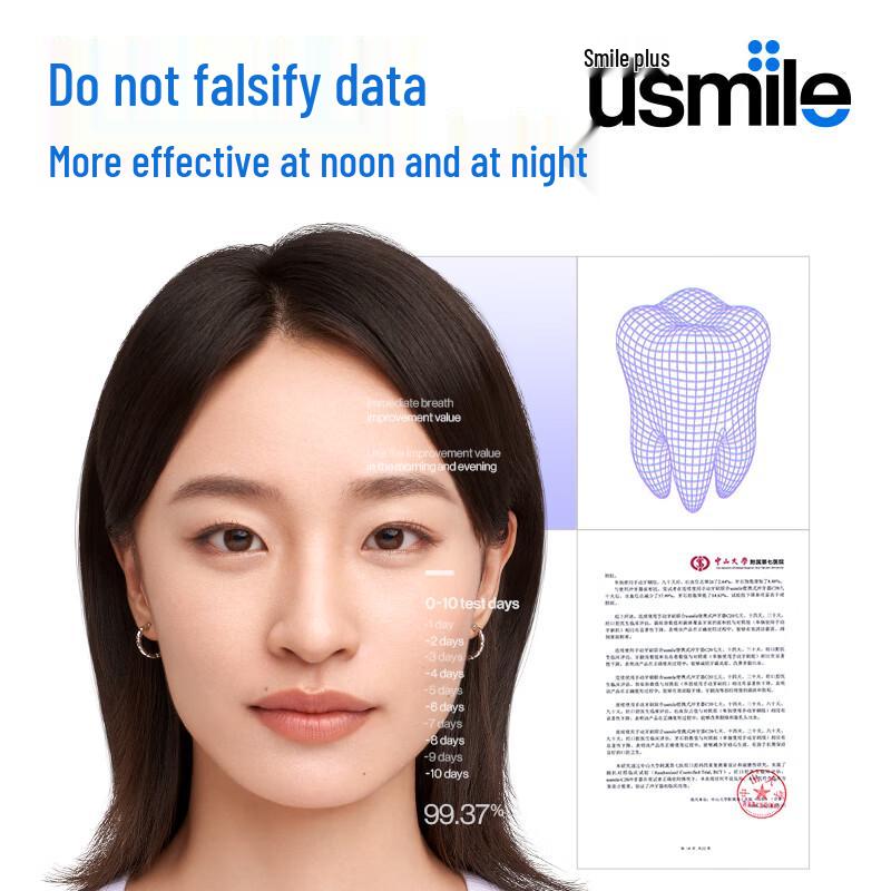 usmile Portable Retractable Water Flosser CN plug (adapter included)