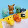 6Pcs Cartoon Anime  Figures Bath Shower Play Kawaii Water Bath Toys for pikachu Sprinkling Shower Swimming Toys