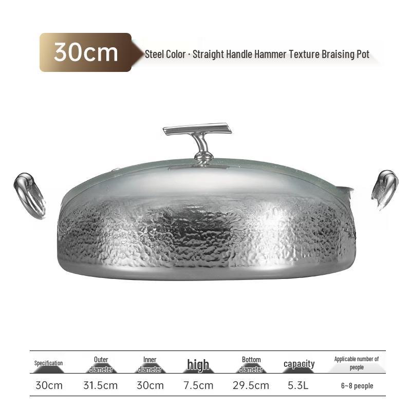 ZISIZ Multi-purpose Hot Pot with Glass Lid
