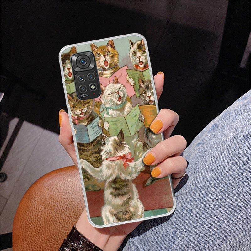 Cute Cartoon Lucky Cats Phnoe Case for Phnoe Case for Xiaomi Redmi Note 15 14 14S 13 Pro Plus 12 12S 11S 11E 10S 10 11T 5G Uniqu