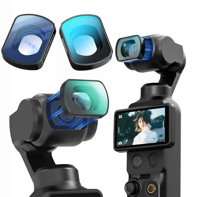 Filtr Obiektywu Szerokokątny Zwiększający Kąt Widzenia Zewnętrzny Obiektyw do Kamer Gimbalowych DJI Osmo Pocket 4 3 Akcesoria