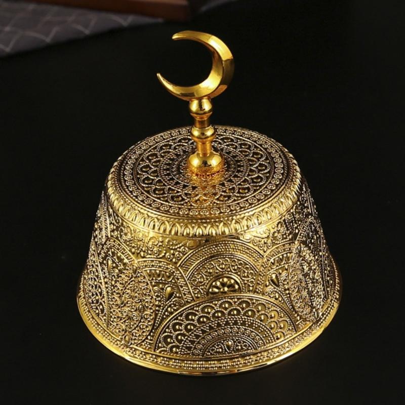 Premium Arabic Style Metal Fruit Tray Durable Alloy Construction Decorative Middle Eastern Bowl For Entertaining Guests