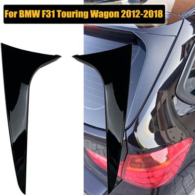 Heckscheibenspoiler Seitenflügelabdeckung Seitenaufkleber Zierleiste Deflektor Für BMW 3er F31 Touring Kombi 2012-2018 Auto