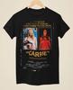Carrie 1976 Movie Poster Stephen King Vintage Graphic Tshirt Cotton Unisex Unisex Streetwear Tee