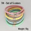 High-Elasticity Spiral Hair Tie - Stylish, Hair-Friendly, Twill Rubber Band for a Trendy Look