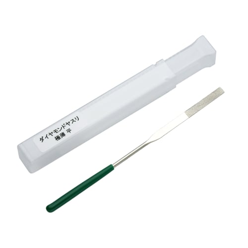 Easton Diamond File, Ultra-Thin, Flat, Total Length: 140mm, Diamond Length: 30mm, #400