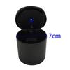 1X Schwarz LED Blau PKW KFZ Beleuchtung Autoaschenbecher Aschenbecher Familien