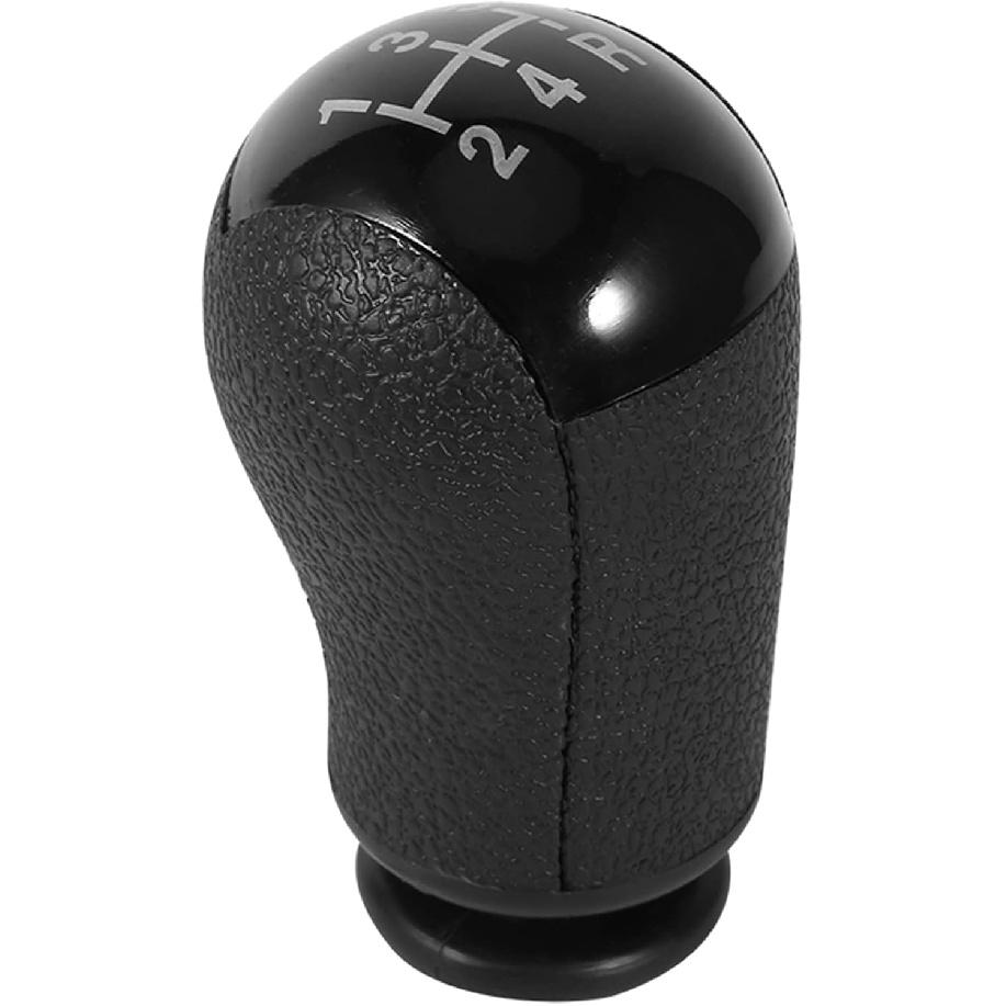 VGEBY 5 Speed Shifter Knob, Black, ABS Material, Compatible with Focus, Mondeo MK3, & More