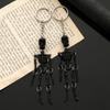 Luminous Skeleton Keychain Car Keychain Keyring Holder for Halloween Gift