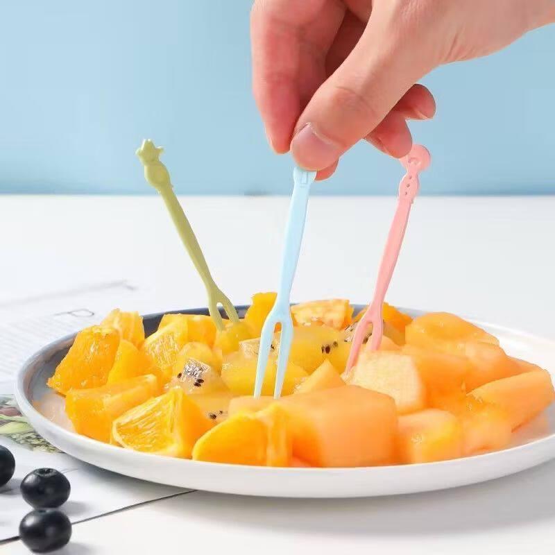 ZISIZ Disposable Fruit Fork Set