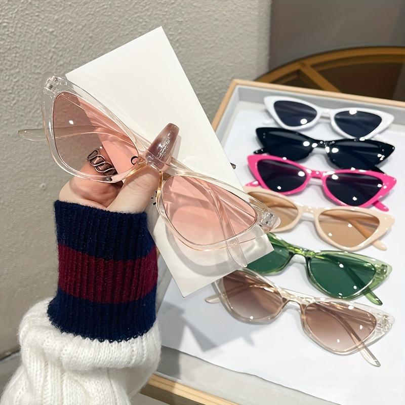 7pcs Women's Glasses Po Decoration Glasses