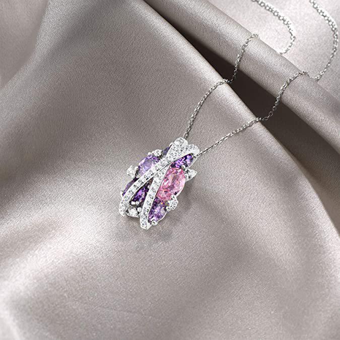 Yanni Wish X-Shaped Sea Blue Zircon Earrings - European and American Retro Style