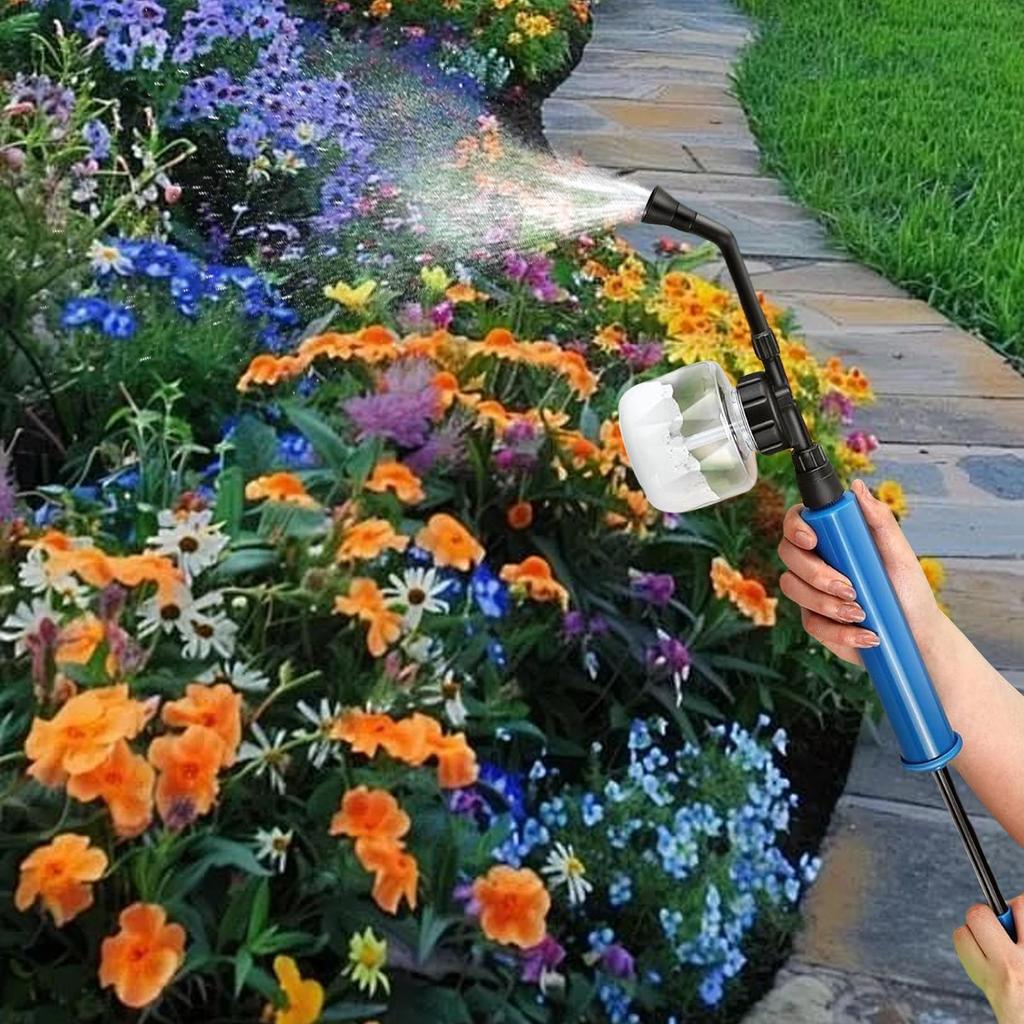 Garden Powder Applicator Folding Plant Powder Duster Sprayer Multi-Functional Diatomaceous Earth Sprayer Gardening Agricultural