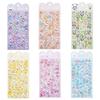 Embossed Animal 3D Crystal Sticker Melody DIY Crafts 3D Relief Stiers Drop Particle Decal PVC Cartoon Animal Sticker