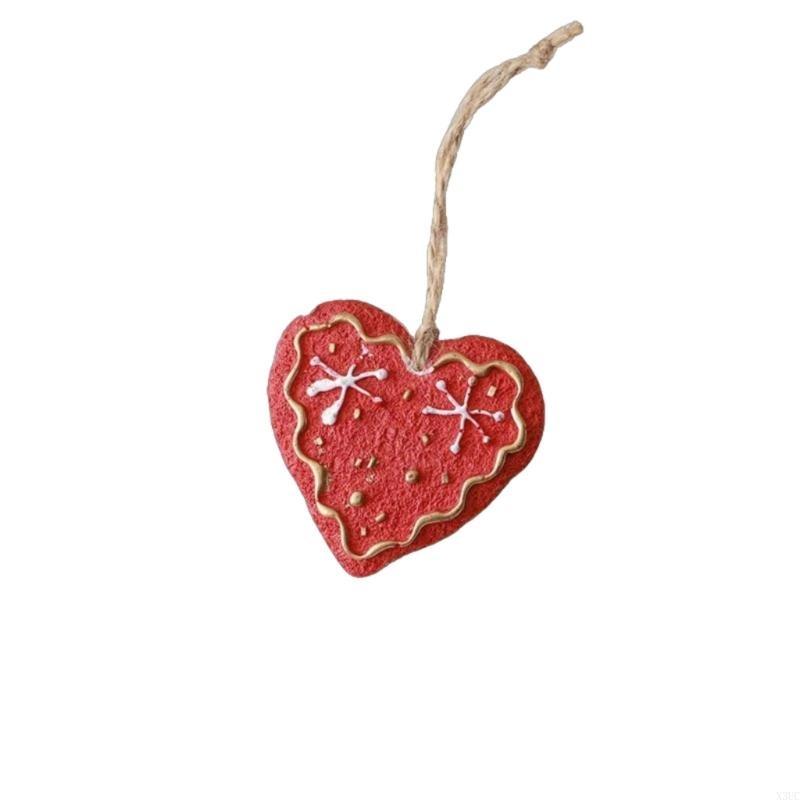 

Christmas Refrigerator Magnet Snowflake Star Heart Hanging Pendant 1PC X3UC snowflake