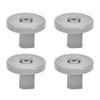 4PCS 40mm Geschirrspülerrad Ersatz PP Geschirrspüler Unterkorbrad für AEG Favorit