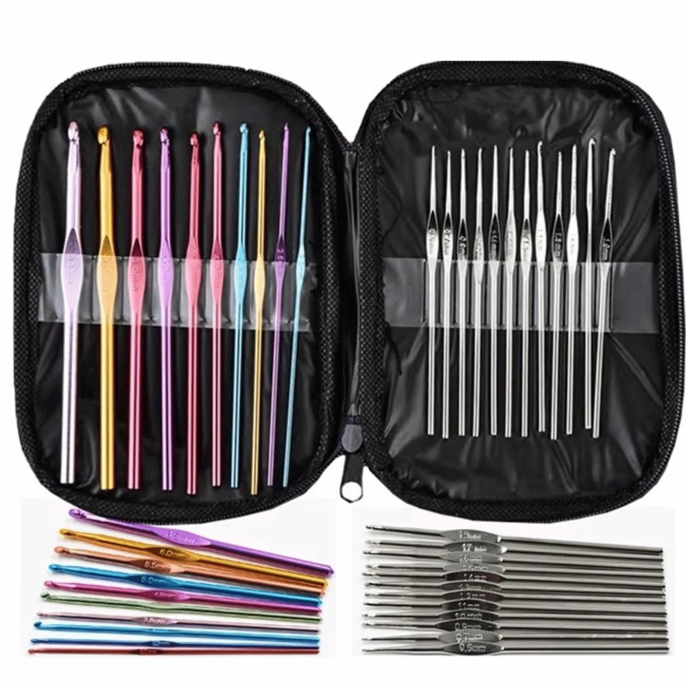 22Pcs Multicolor Craft Yarn Sewing Needle DIY Handmade Craft Knitting Tools  Travel